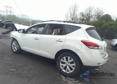 2011 Nissan Murano Sl из США, поврежденный, VIN JN8AZ1MW4BW156982